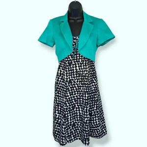 🍁Vintage 2pc R&K Originals Petite Dress & Cropped Jacket